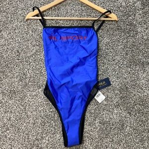 Ralph Lauren one piece sport swim suit